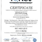 Egytrafo group ISO 14001 - 2015